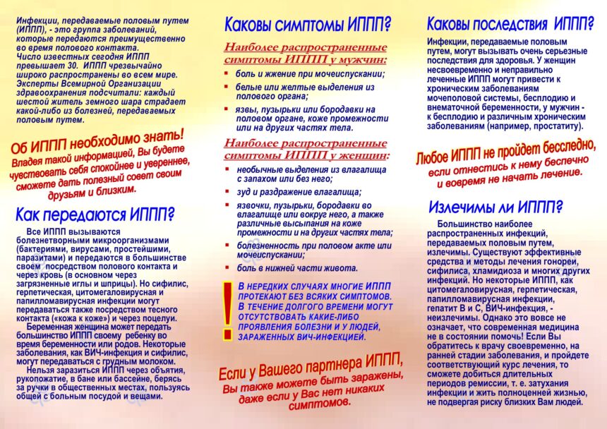 ИНФЕКЦИИ, ПЕРЕДАВАЕМЫЕ ПОЛОВЫМ ПУТЕМ