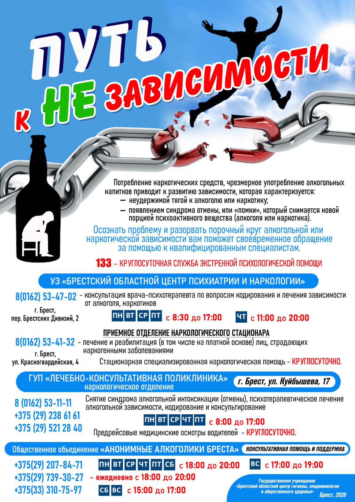 ВЫБЕРИ ПРАВИЛЬНЫЙ ПУТЬ — К НЕ ЗАВИСИМОСТИ!