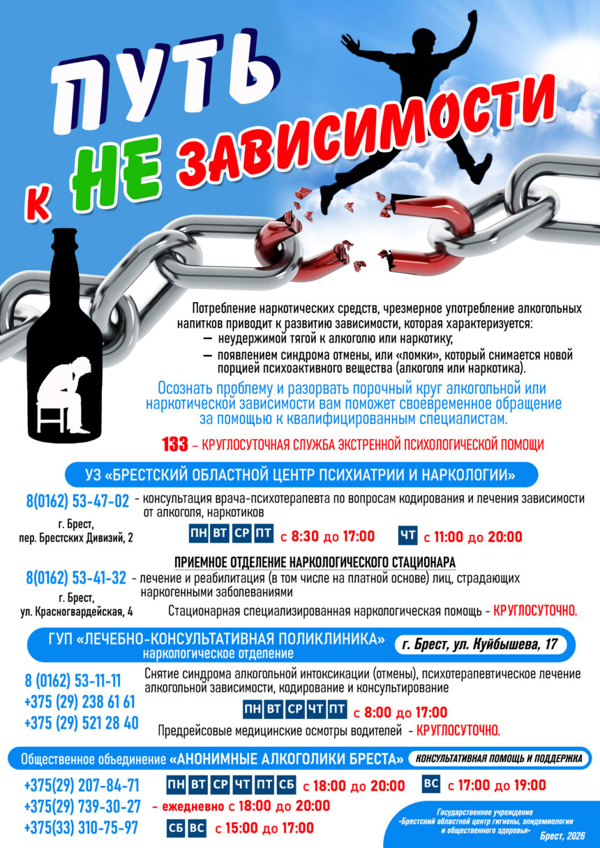 ВЫБЕРИ ПРАВИЛЬНЫЙ ПУТЬ — К НЕ ЗАВИСИМОСТИ!