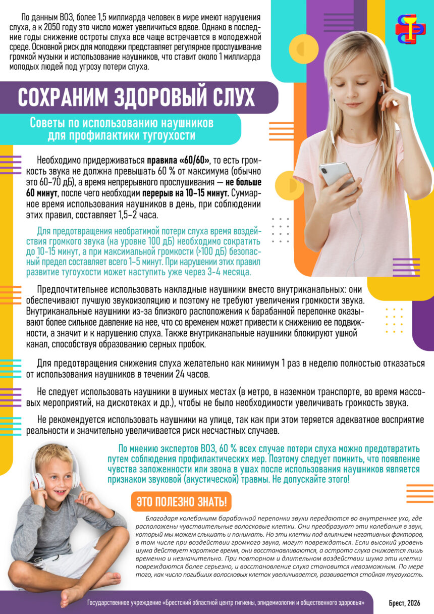 «СОХРАНИМ ЗДОРОВЫЙ СЛУХ»