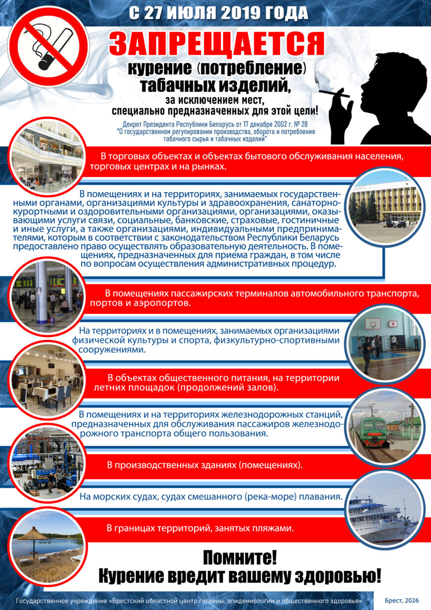 ЗАПРЕЩАЕТСЯ КУРИТЬ!