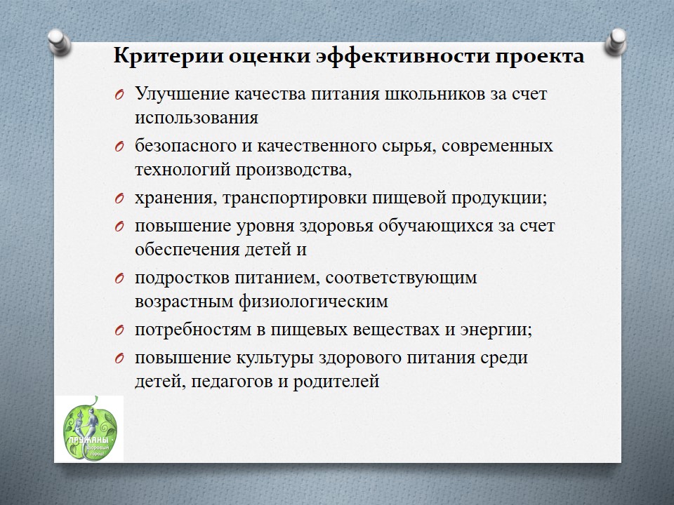 Проект «Здоровое питание с детства — благополучие в будущем» ГУО «Средняя школа №4»